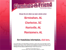 Tablet Screenshot of flamingoafriend.com